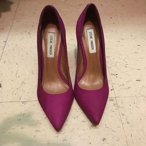 STEVE MADDEN (fushia) stiletto pumps
